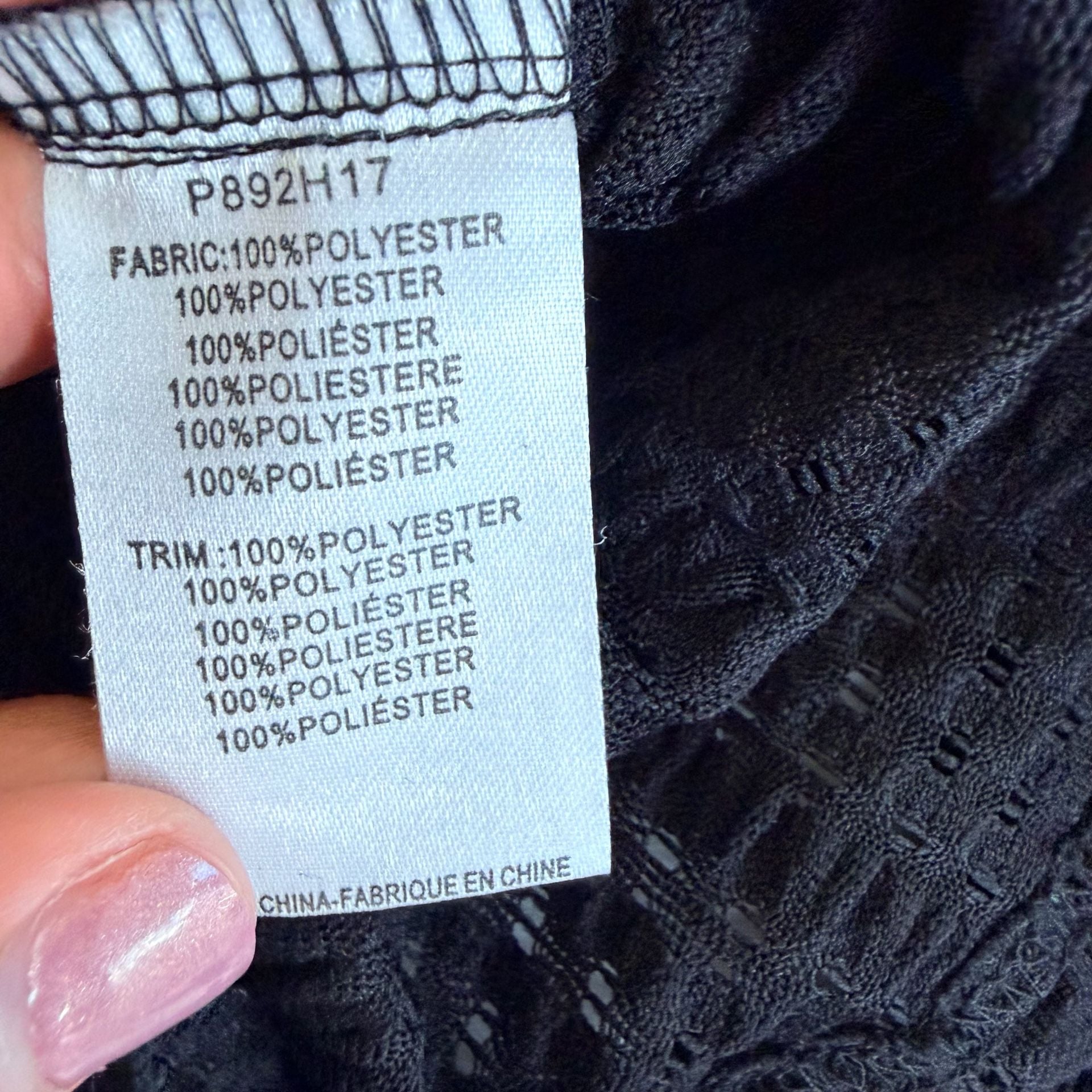 Holly Bracken Mockneck Ruffle Top Black Size S 3