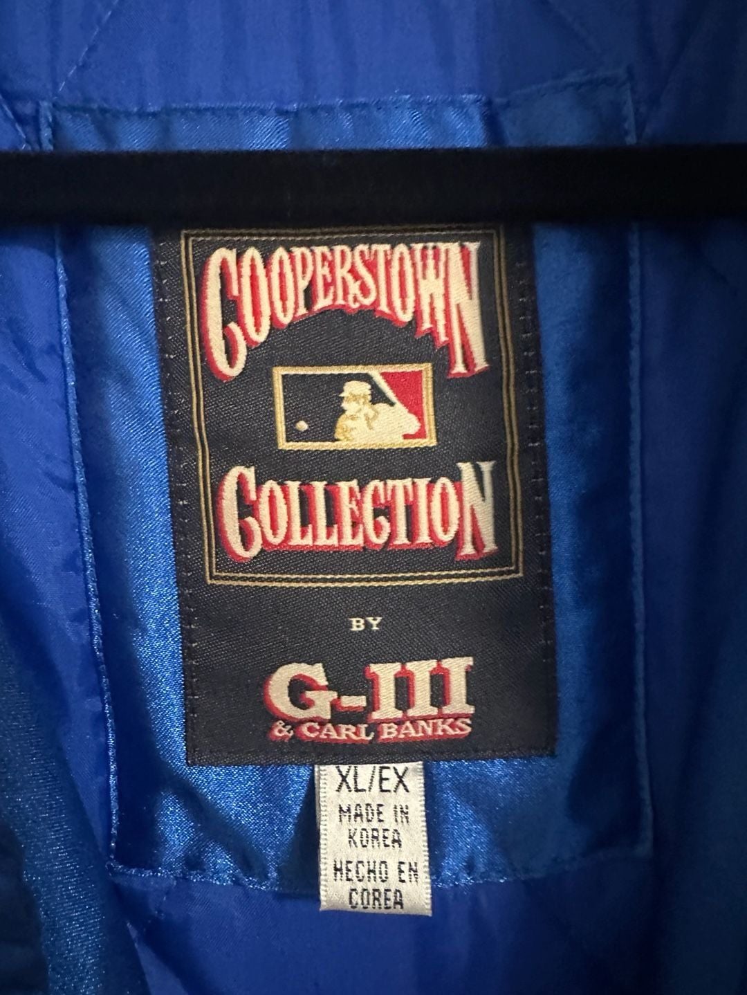G-III Cooperstown Collection Los Angeles Dodgers Jacket Size XL Blue 4