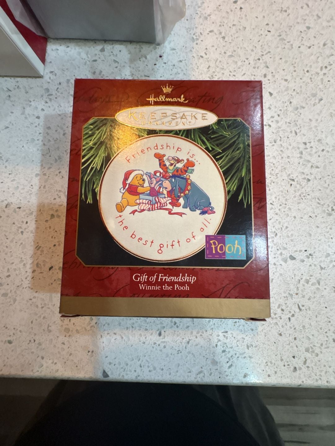 New Hallmark Keepsake Ornament Winnie the Pooh Gift of Friendship 1997 Fine Never been out of box 1