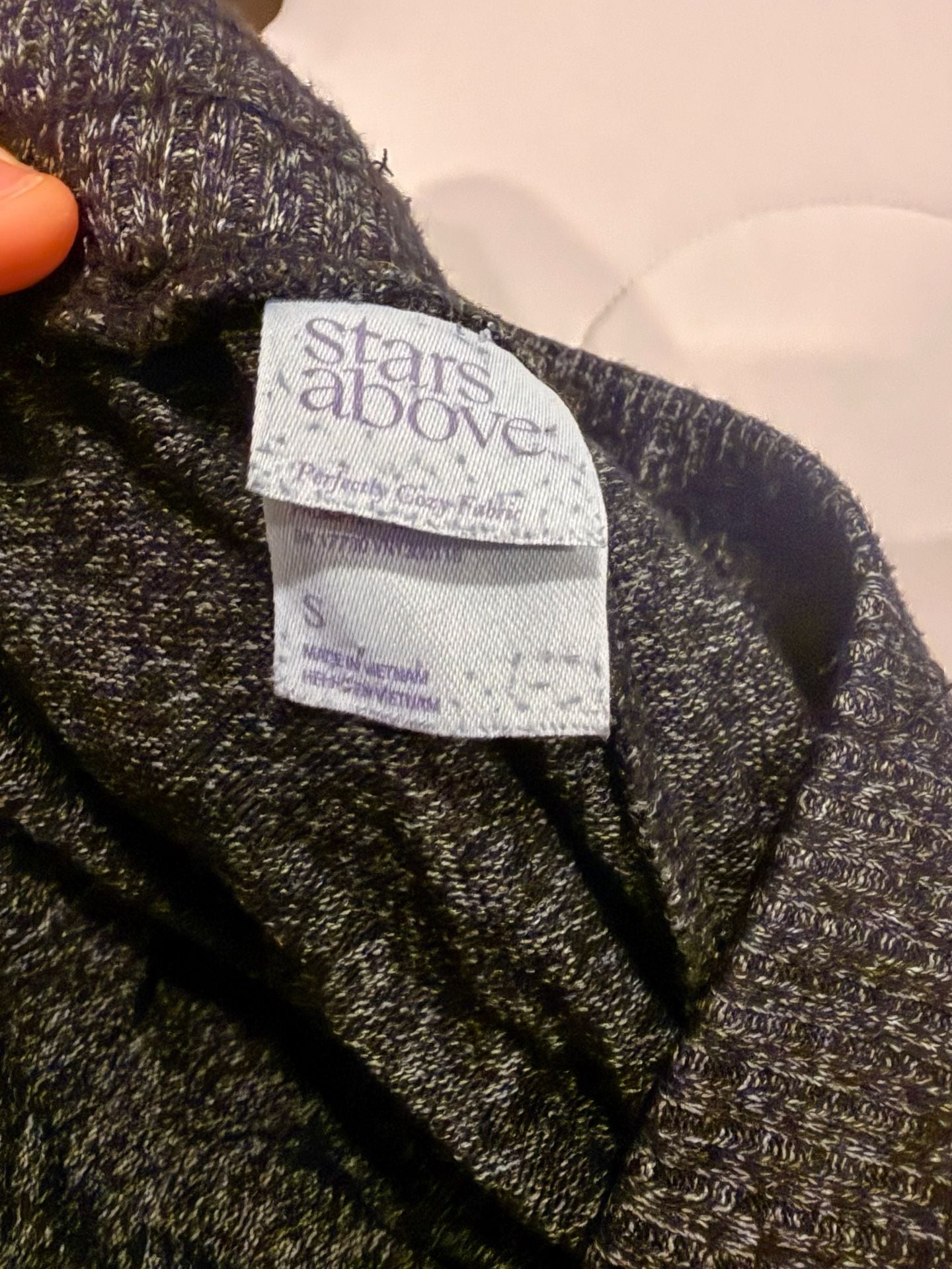 Stars Above Perfectly Cozy Joggers Small black marble 4