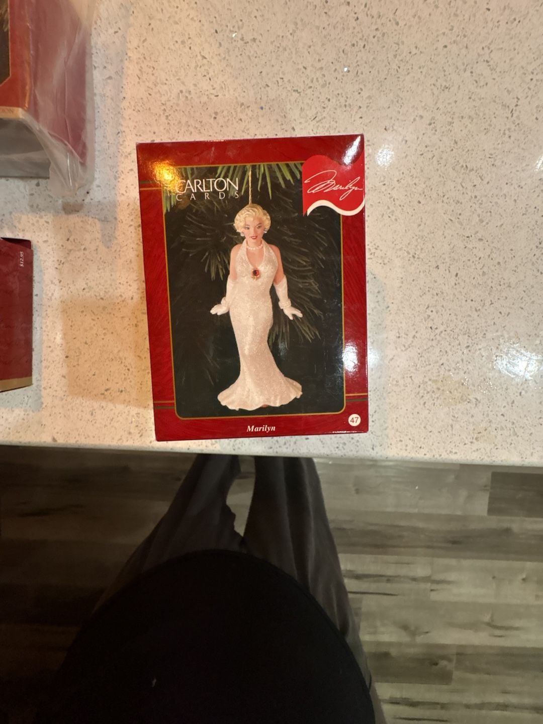 Carlton Cards Marilyn Monroe Heirloom Collection Christmas Ornament 1996 New Never been out of the box 1