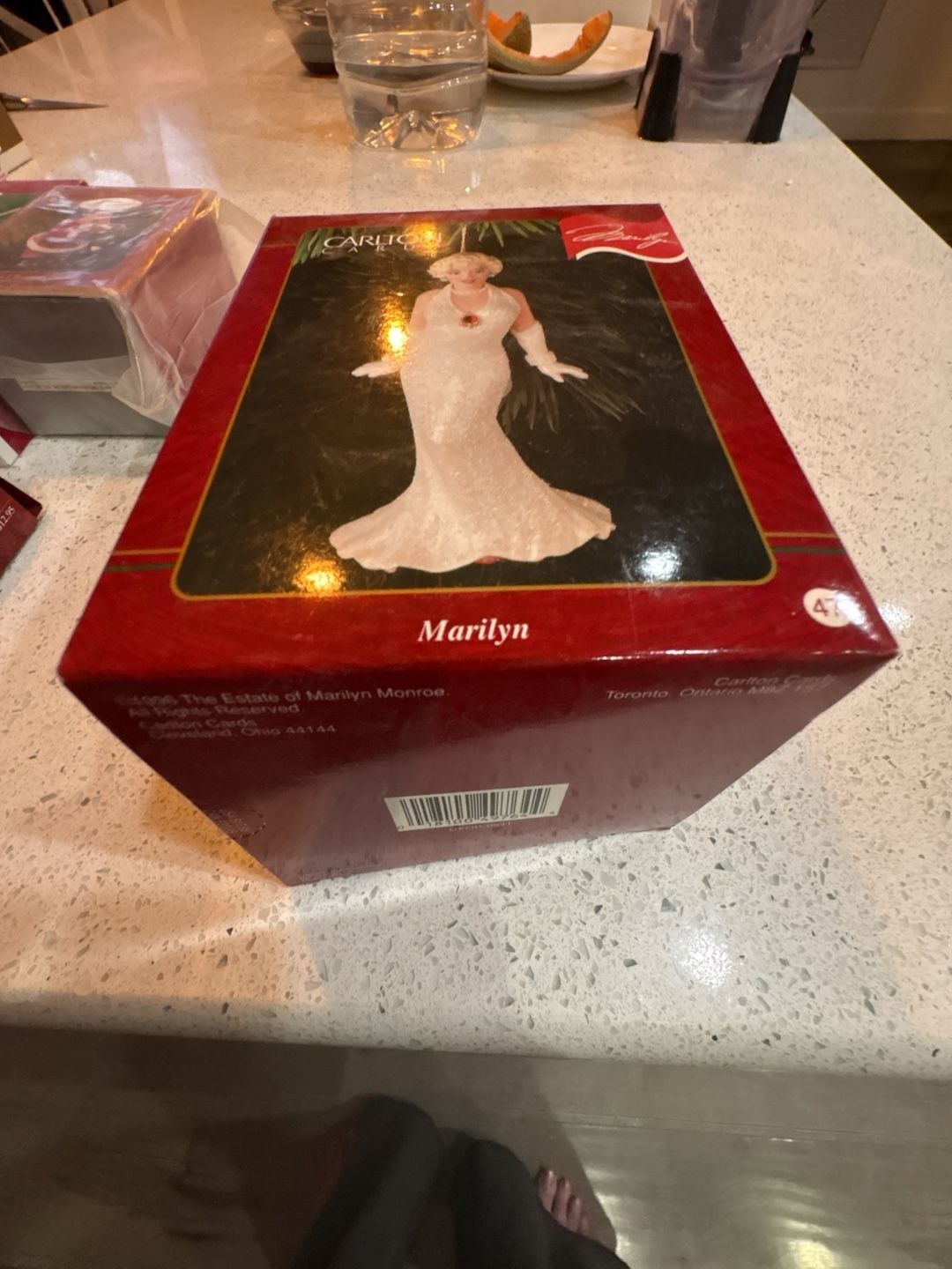 Carlton Cards Marilyn Monroe Heirloom Collection Christmas Ornament 1996 New Never been out of the box 3