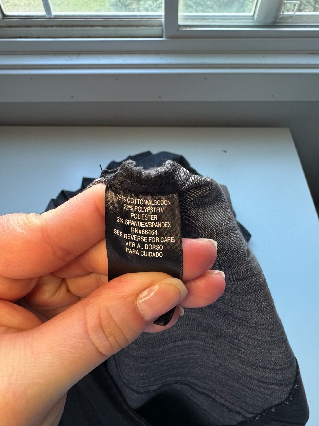 Sandra Darren Denim Dress Size 6 Gray Sleeveless 4