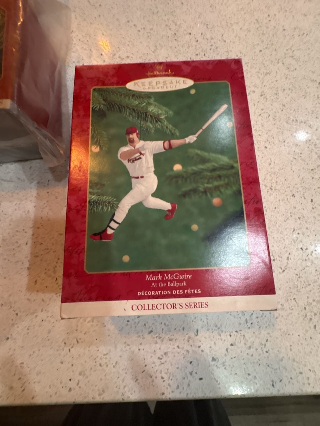 New Hallmark Keepsake Ornament Mark McGwire At the Ballpark 2000 Never been opened 1