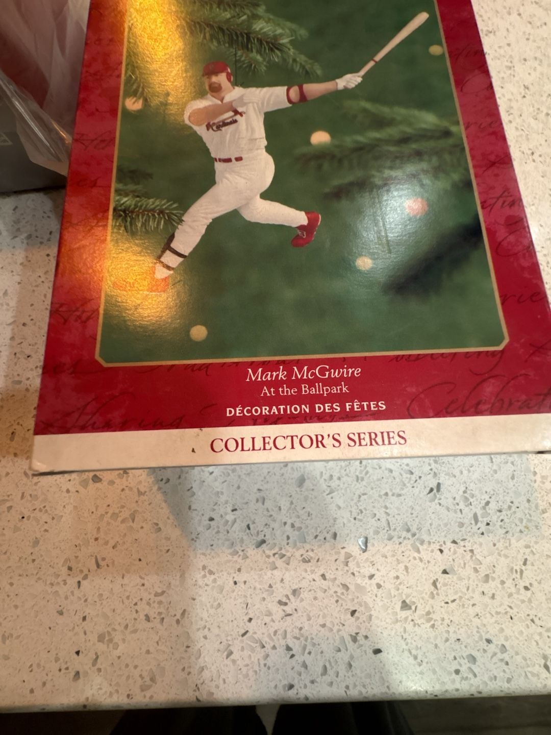 New Hallmark Keepsake Ornament Mark McGwire At the Ballpark 2000 Never been opened 2