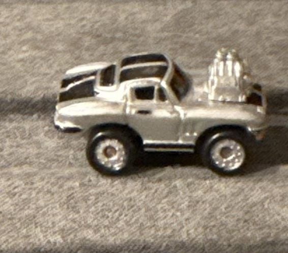 Galoob Micro Machines 1964 Chevy Corvette Sting Ray Silver Hot Rod 2