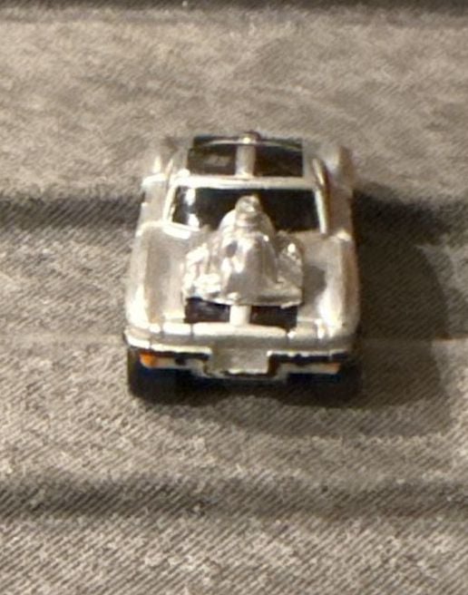 Galoob Micro Machines 1964 Chevy Corvette Sting Ray Silver Hot Rod 3
