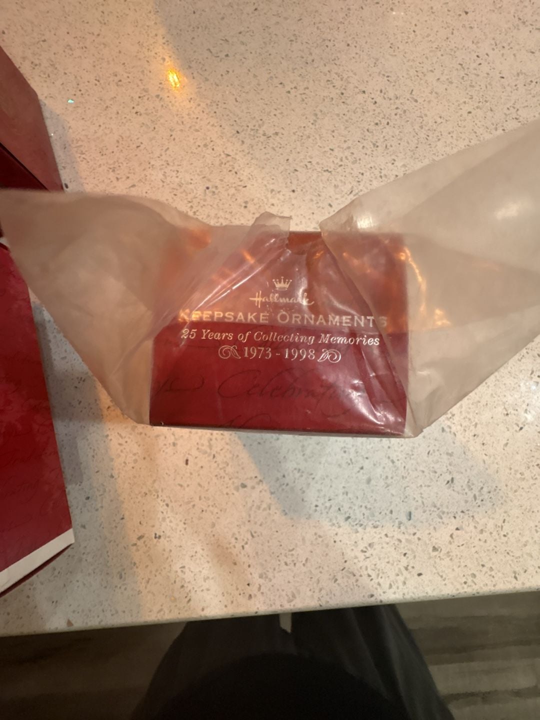 New Hallmark Keepsake Ornament 1998 New Christmas Friend Membership Archives still in plastic 6
