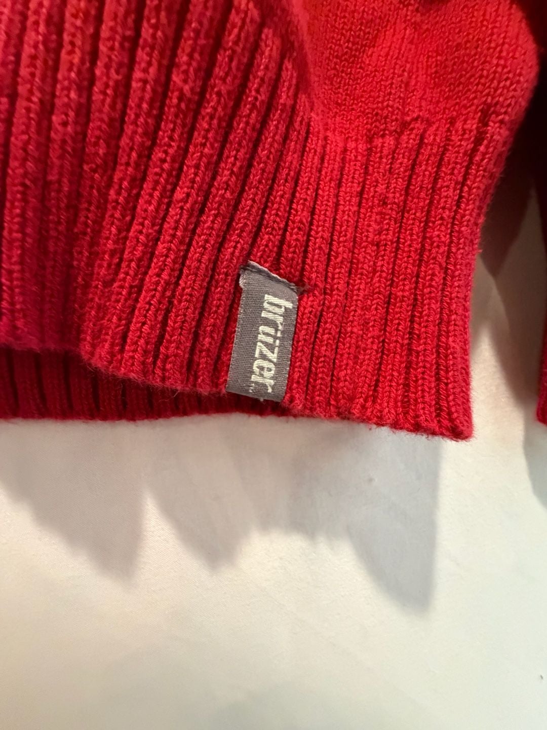 Bruzer Nebraska Quarter Zip Sweater Size L 6