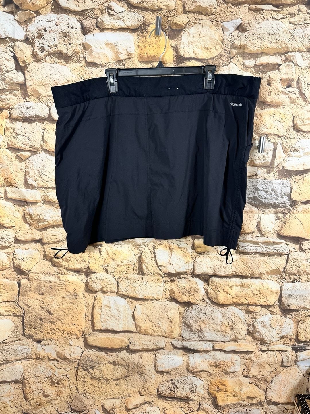 Columbia Active Skort Size 3X Black Hiking Utility Drawstring 4