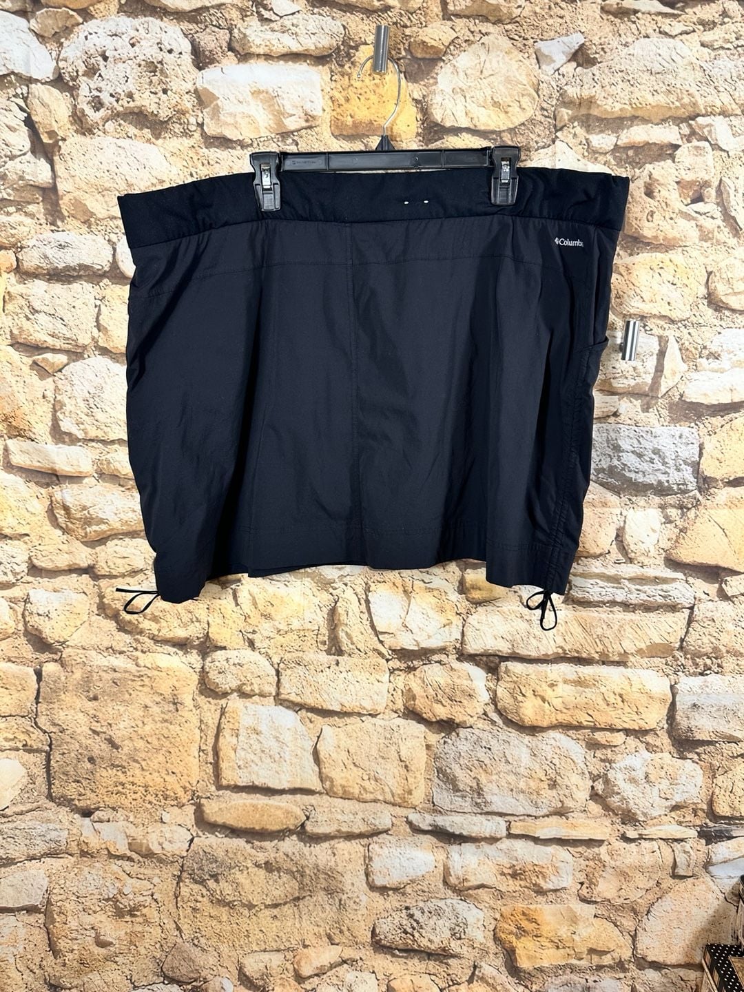 Columbia Active Skort Size 3X Black Hiking Utility Drawstring 5