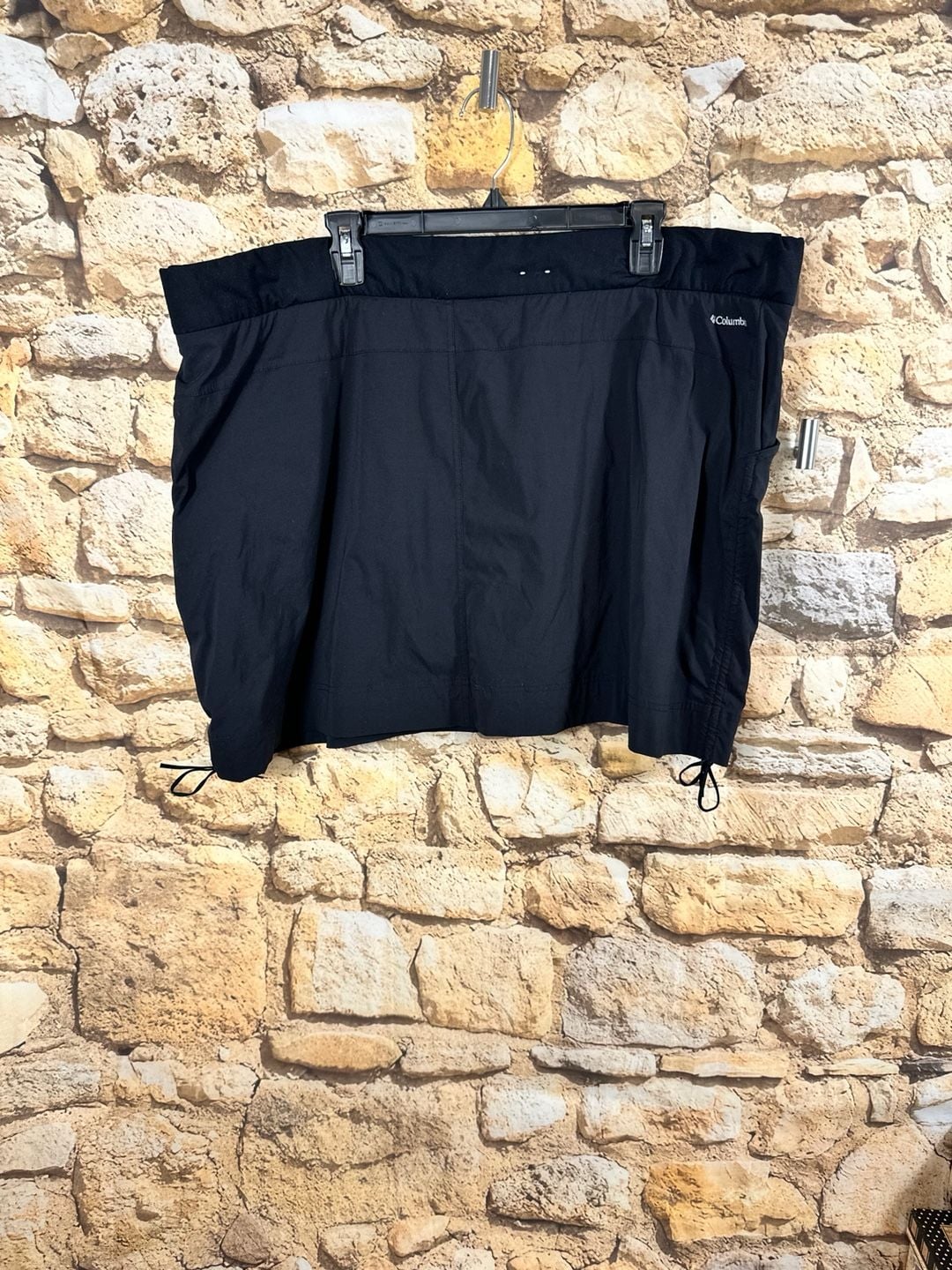 Columbia Active Skort Size 3X Black Hiking Utility Drawstring 7
