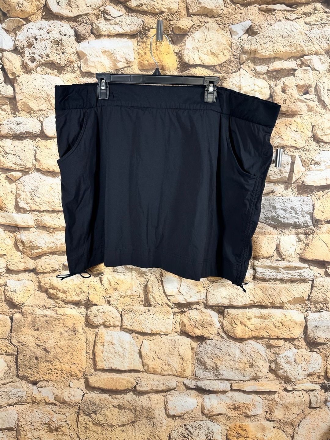 Columbia Active Skort Size 3X Black Hiking Utility Drawstring 8