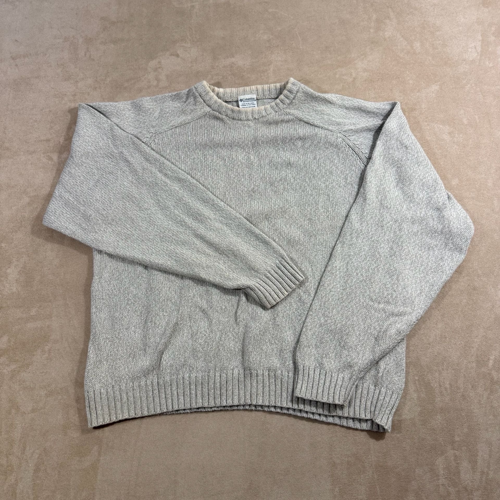 Columbia Sweater Size M Gray Cotton 2