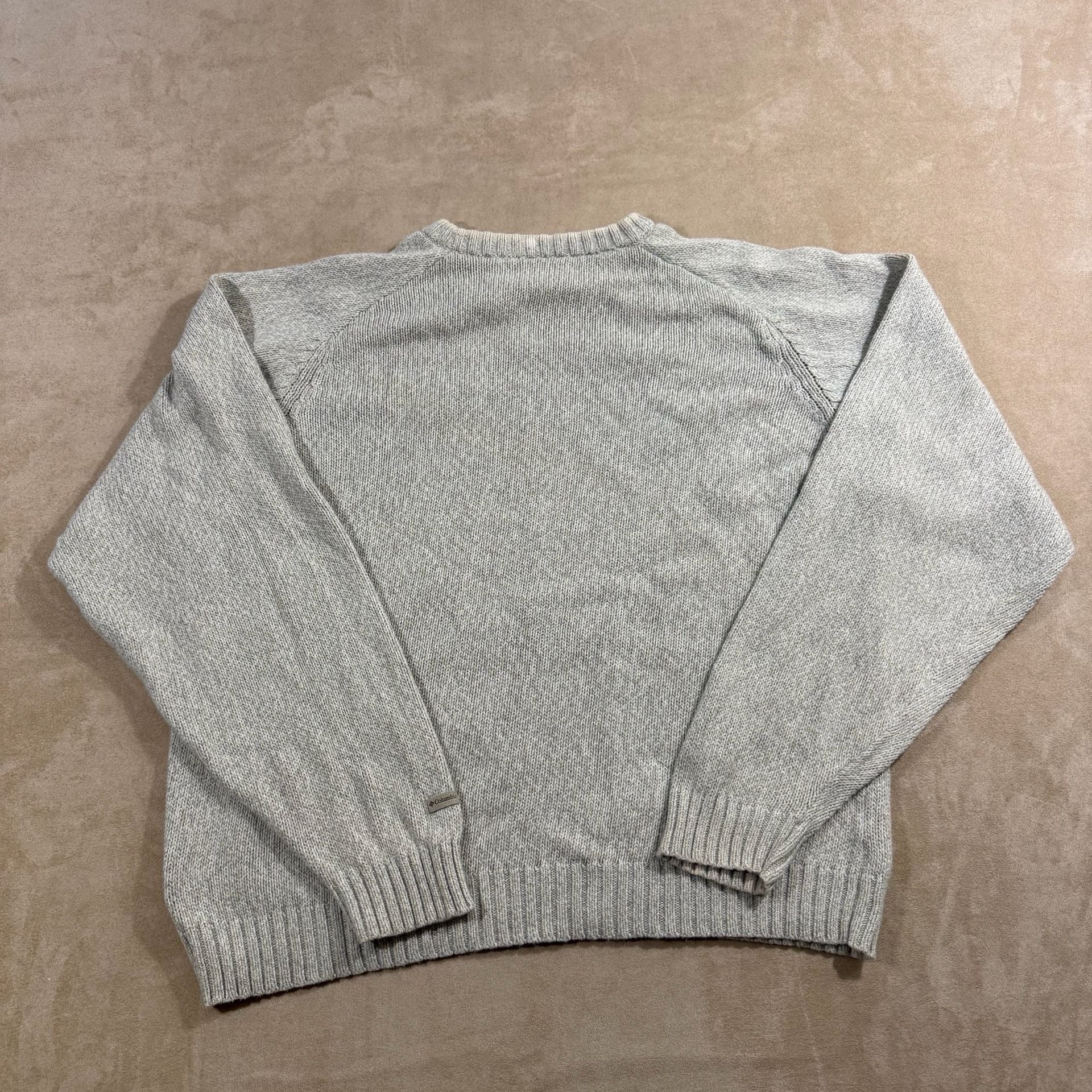 Columbia Sweater Size M Gray Cotton 3