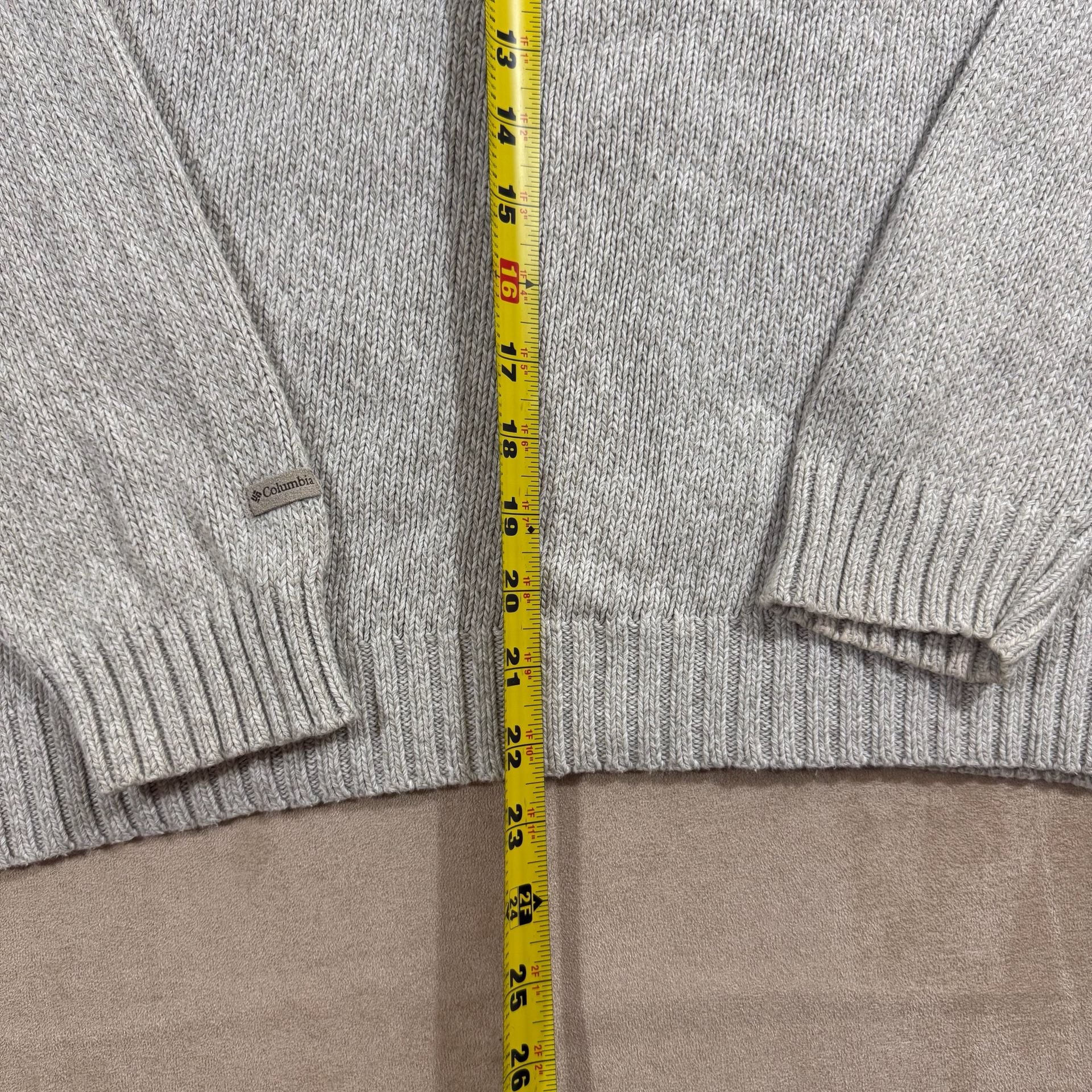 Columbia Sweater Size M Gray Cotton 5