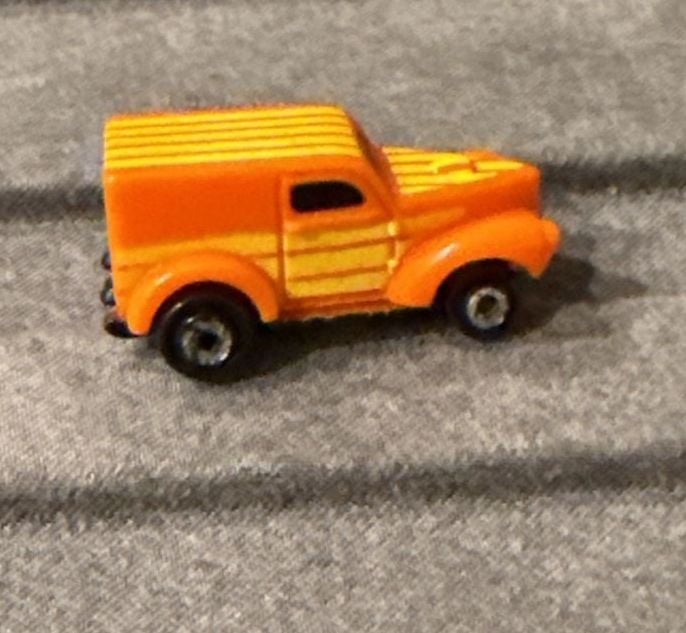 Micro Machines Galoob Insiders Willys 41 Van Orange Vintage Mini 3