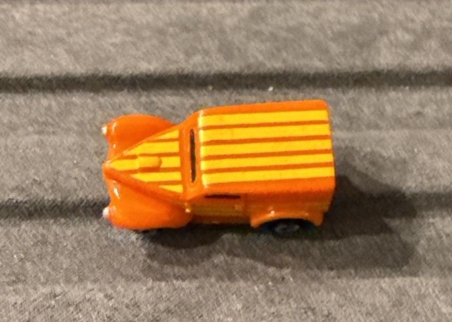 Micro Machines Galoob Insiders Willys 41 Van Orange Vintage Mini 5