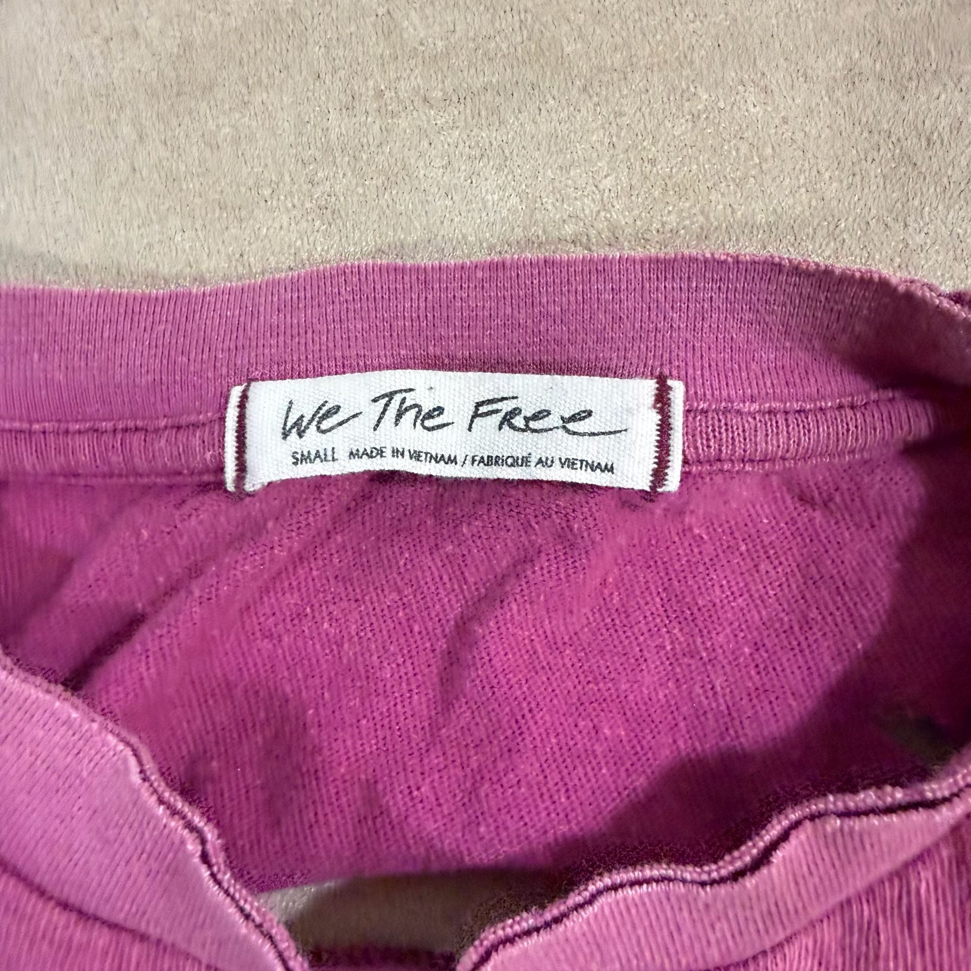 We The Free Rubi Tee Size Small Beetroot 4