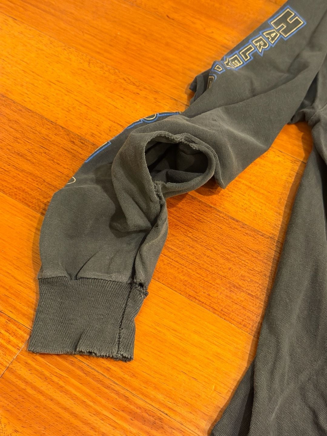 Harley-Davidson Long Sleeve Pocket T-Shirt Size XL Black Distressed 7