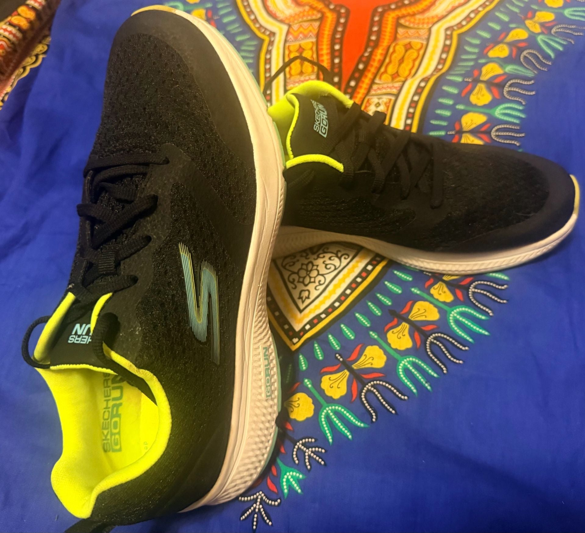 Skechers Go Run Consistent Intensify Black Lime Running Shoes 4