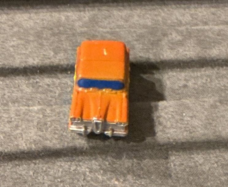 Micro Machines Edsel Pacer Bermuda Wagon Orange Yellow Diecast Toy 4