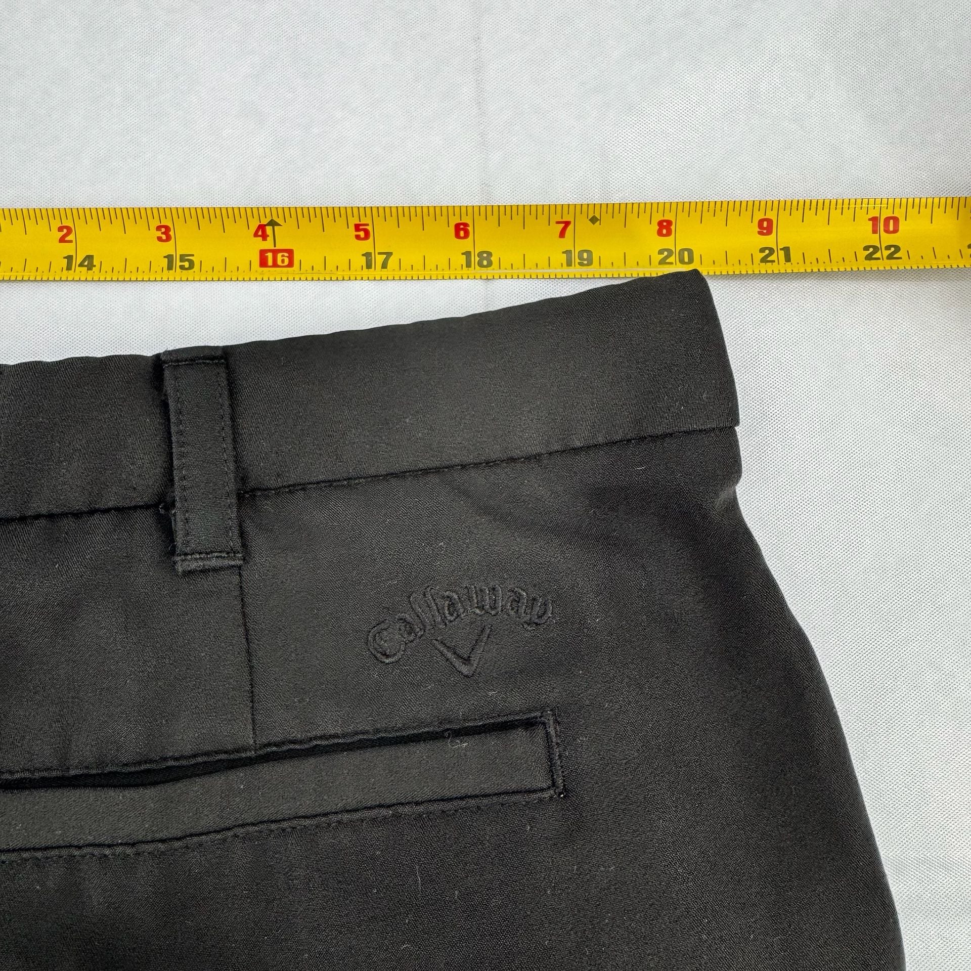 Callaway Golf Shorts Size 40 Black Performance Flat Front 8