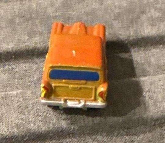 Micro Machines Edsel Pacer Bermuda Wagon Orange Yellow Diecast Toy 3