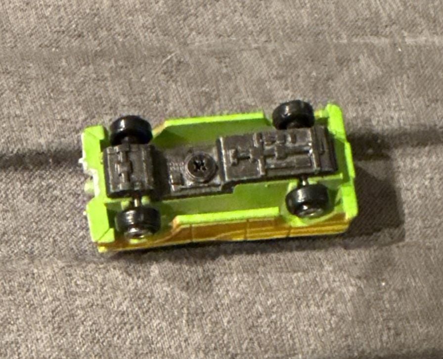 Micro Machines Edsel Pacer Bermuda Wagon Orange Yellow Diecast Toy 6