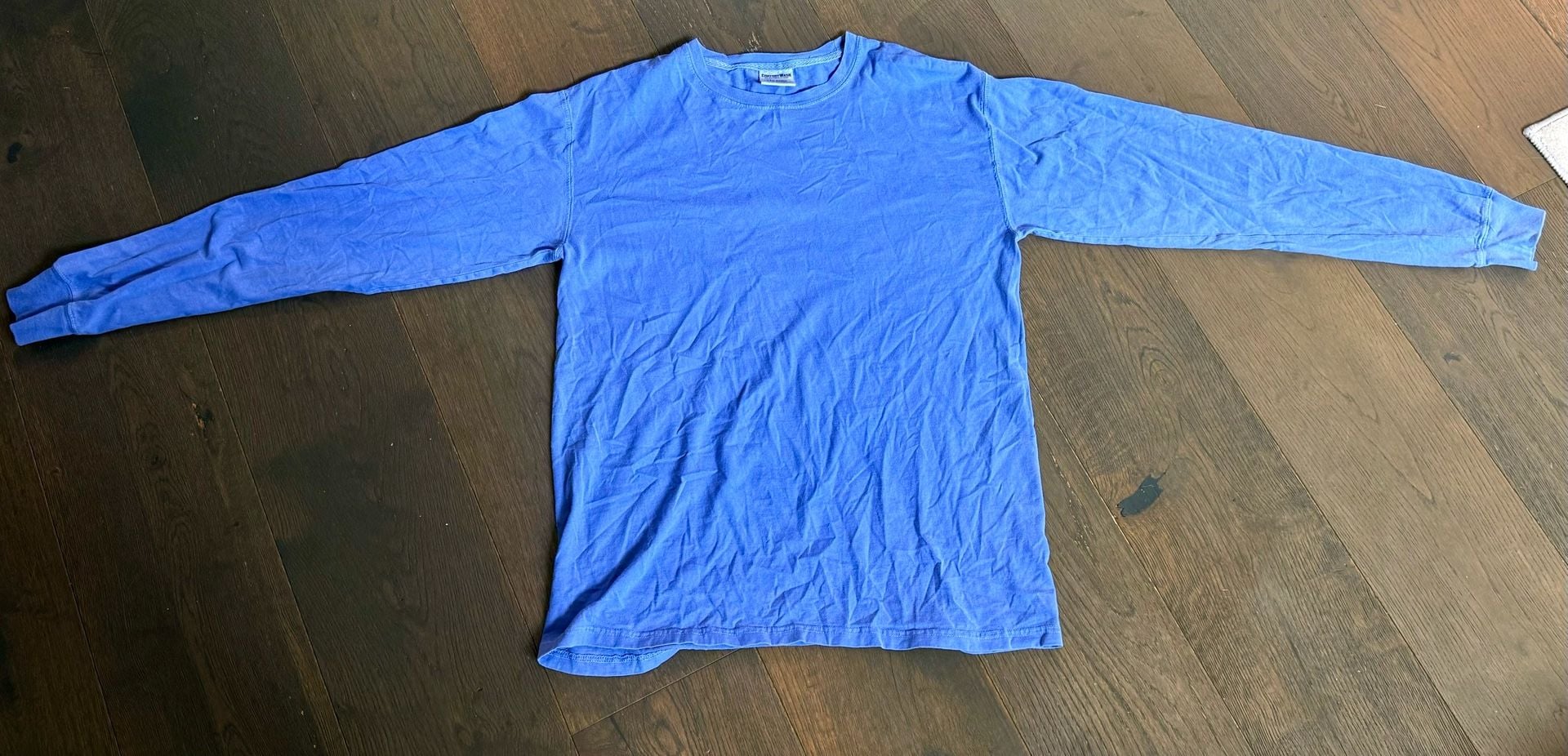 Comfortwash Long Sleeve T-Shirt Size Medium Blue Cotton 2