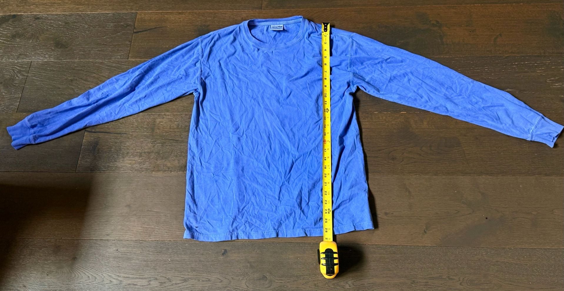 Comfortwash Long Sleeve T-Shirt Size Medium Blue Cotton 7