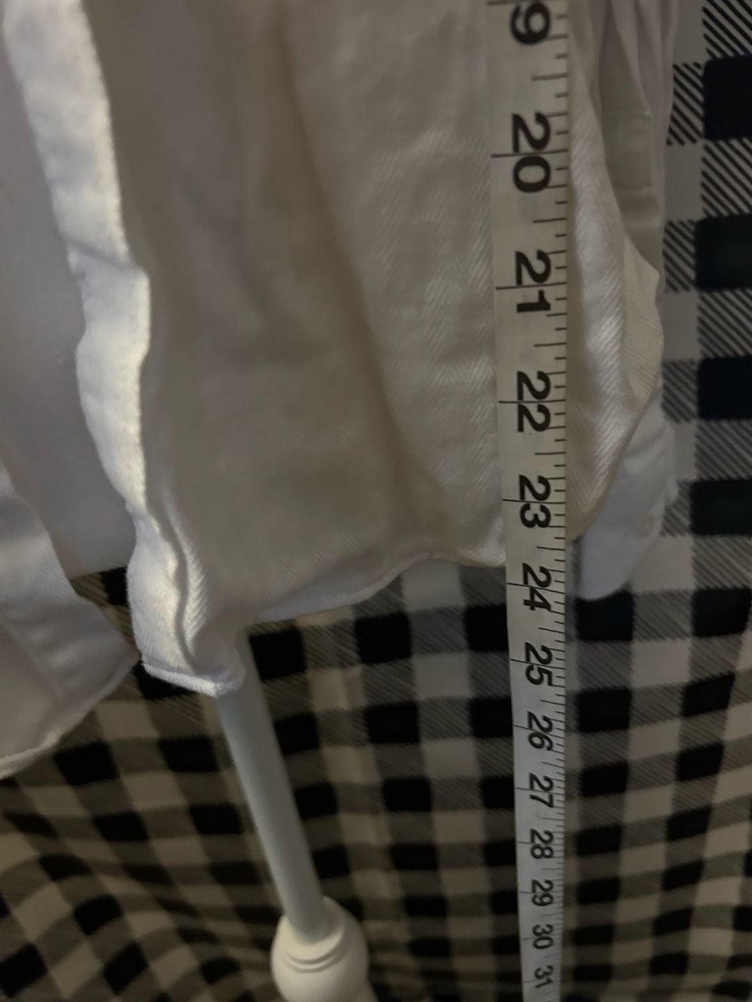 Michael Kors White Crinkle Cotton Long Sleeve Button Down Shirt 14