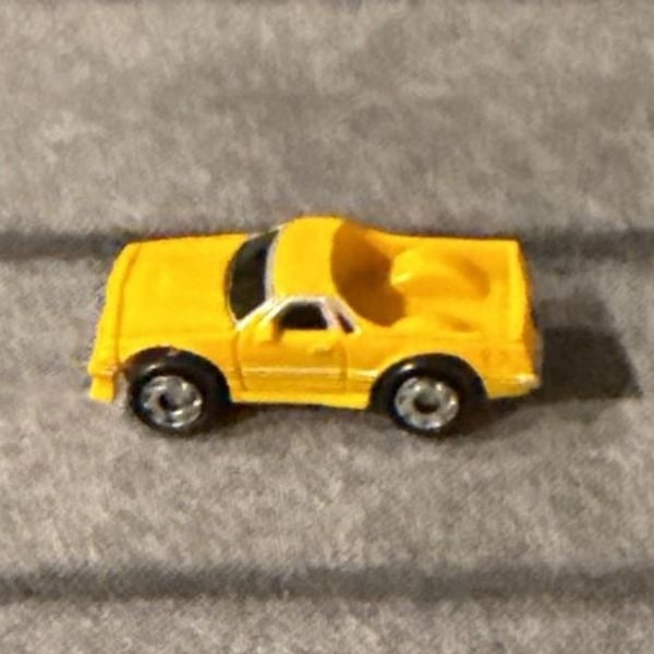 Galoob Micro Machines Chevy El Camino Yellow Diecast Toy Car
