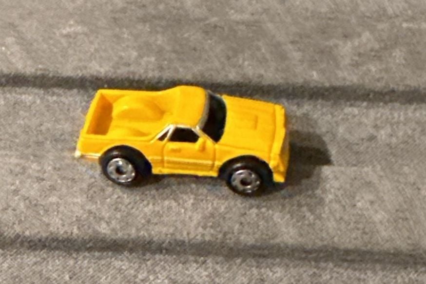 Galoob Micro Machines Chevy El Camino Yellow Diecast Toy Car 2