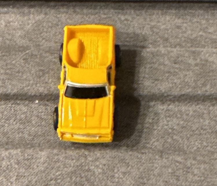 Galoob Micro Machines Chevy El Camino Yellow Diecast Toy Car 3