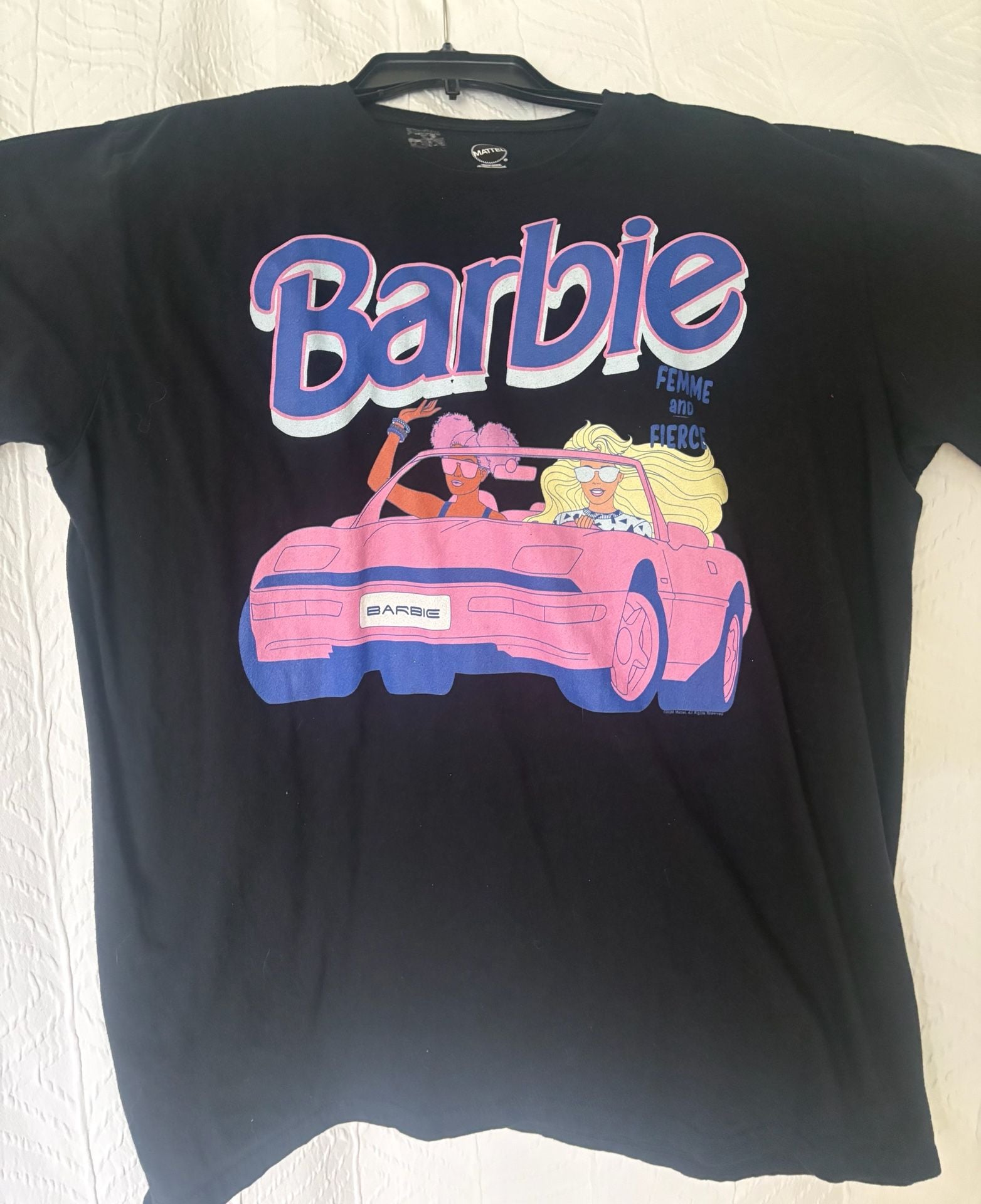 Mattel Barbie Femme And Fierce T-Shirt Size XL Black Graphic Tee 2