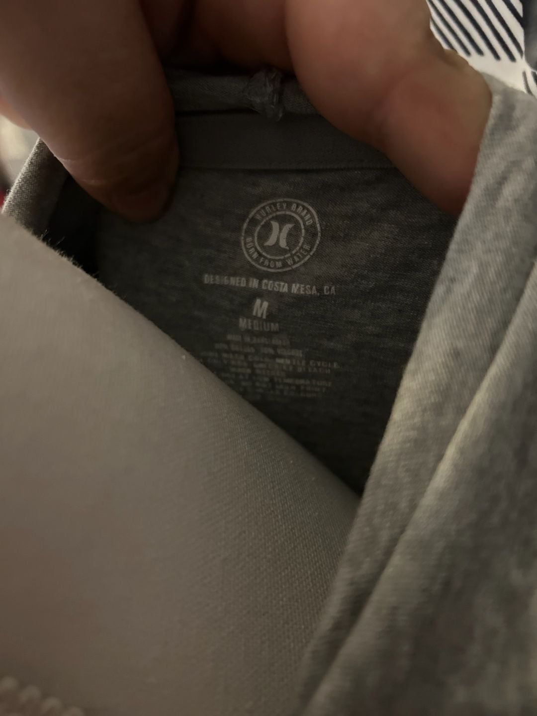 Hurley Graphic Sun Logo Lightweight Pullover Hoodie Gray 8
