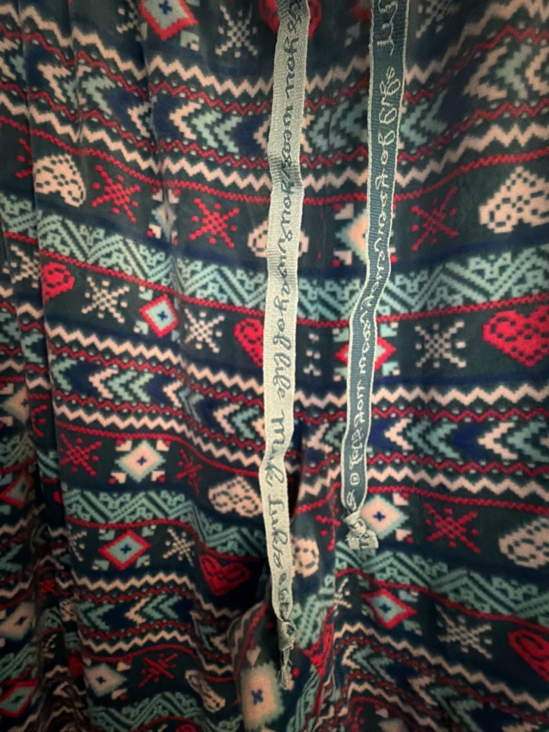 2pc Muk Luks Holiday Lounge pajama set Fair Isle
Sz 4X 6