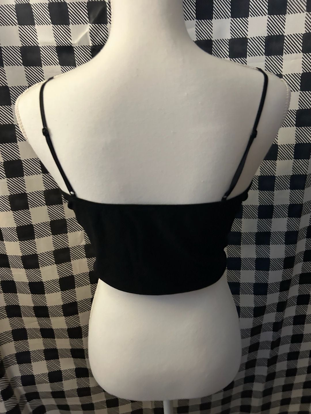 7Day Wknd Black Corset Crop Top 5