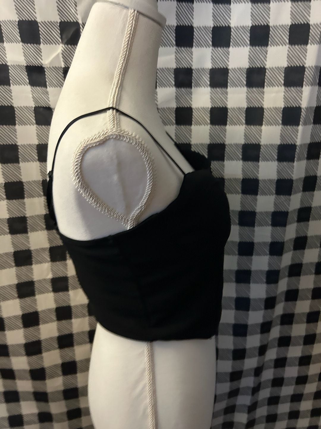7Day Wknd Black Corset Crop Top 6
