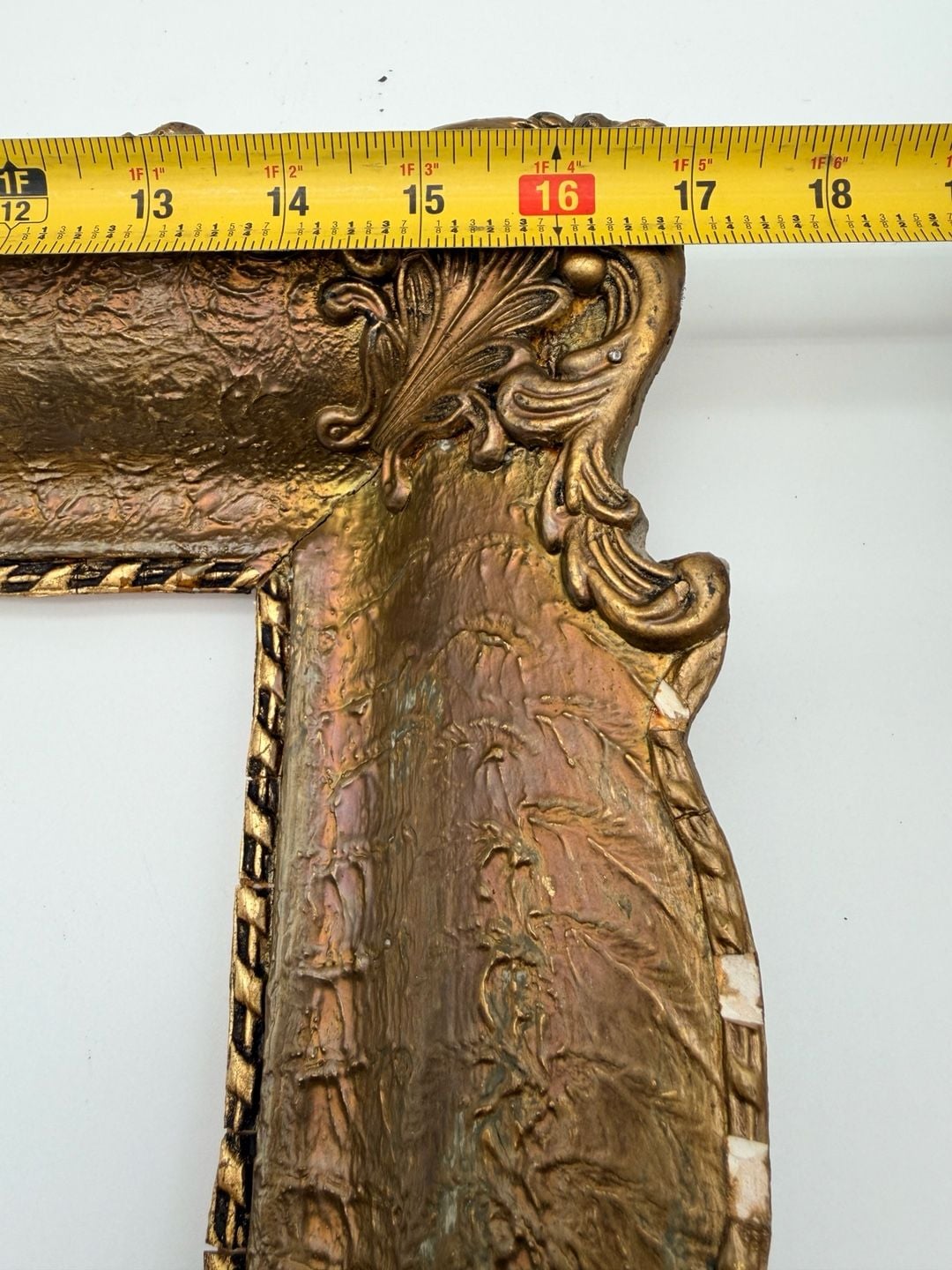 Vintage Ornate Baroque Gold Gilt Wood Picture Frame Antique Decor 12
