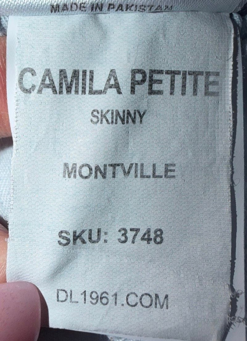 DL1961 Camila Petite Skinny Jeans Size 25 Montville Distressed Medium Wash 8