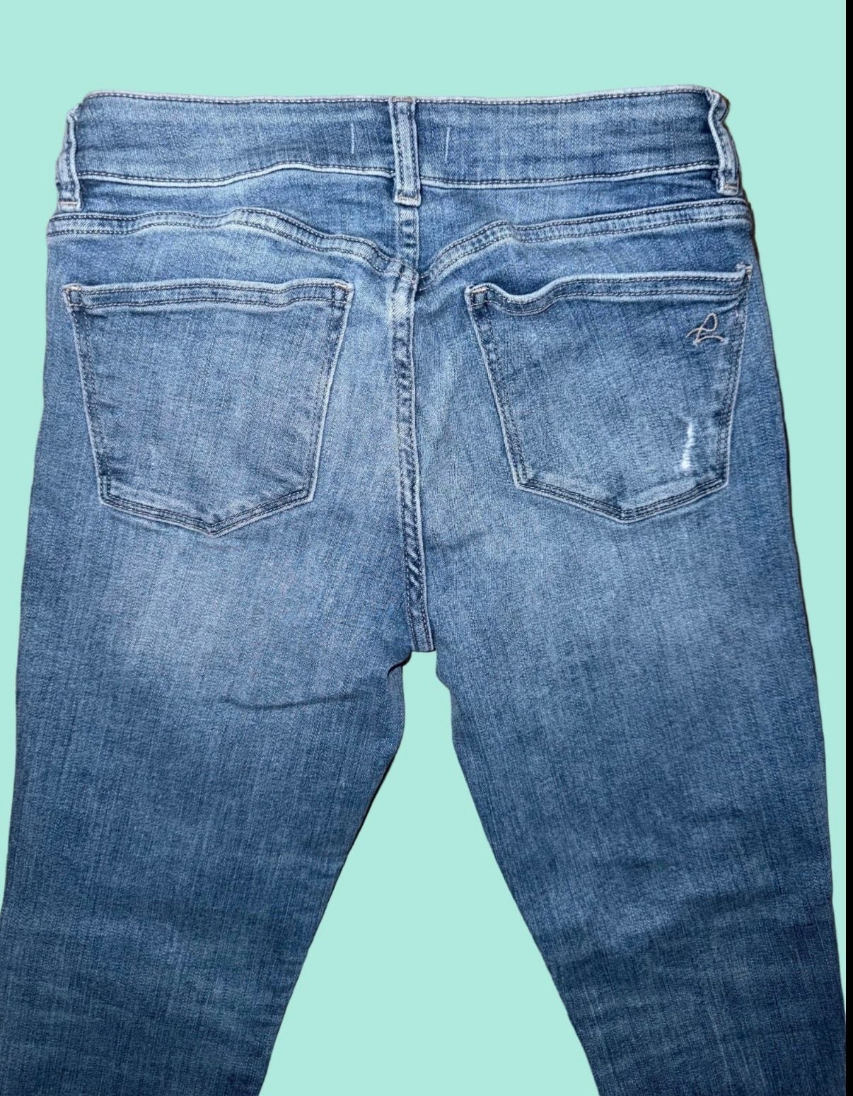 DL1961 Camila Petite Skinny Jeans Size 25 Montville Distressed Medium Wash 11