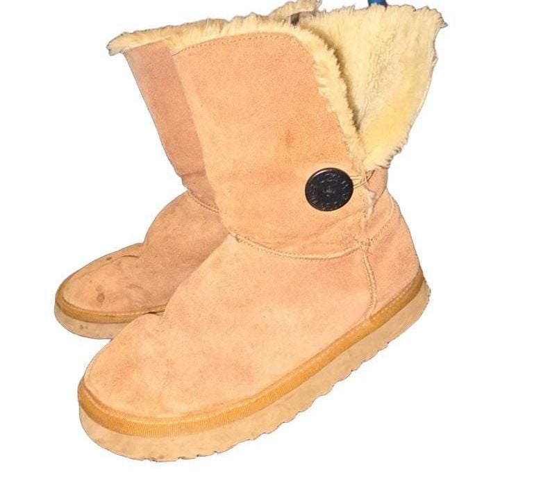 Ugg Bailey Button Brown Suede Boots 2