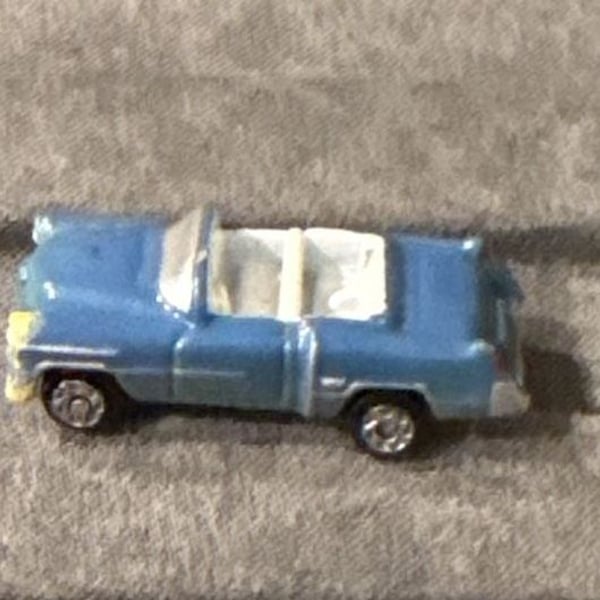 Micro Machines Galoob Cadillac Eldorado Convertible Blue