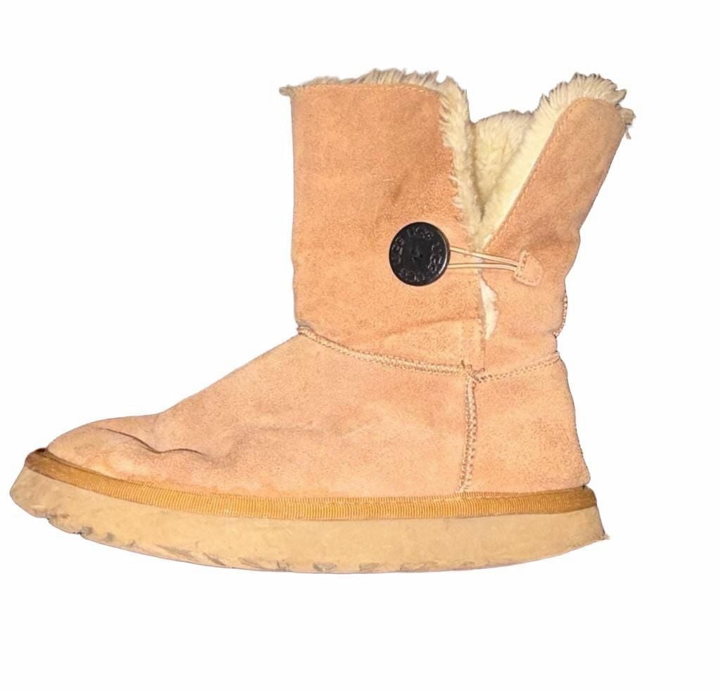 Ugg Bailey Button Brown Suede Boots 3