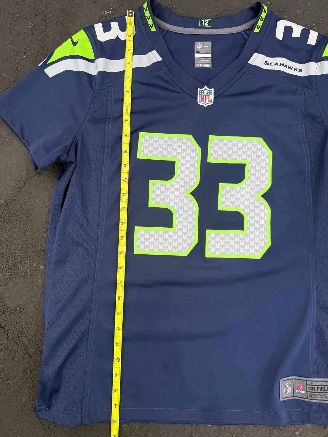 Nike Seattle Seahawks Jamal Adams 33 Jersey Size M Blue NFL 8