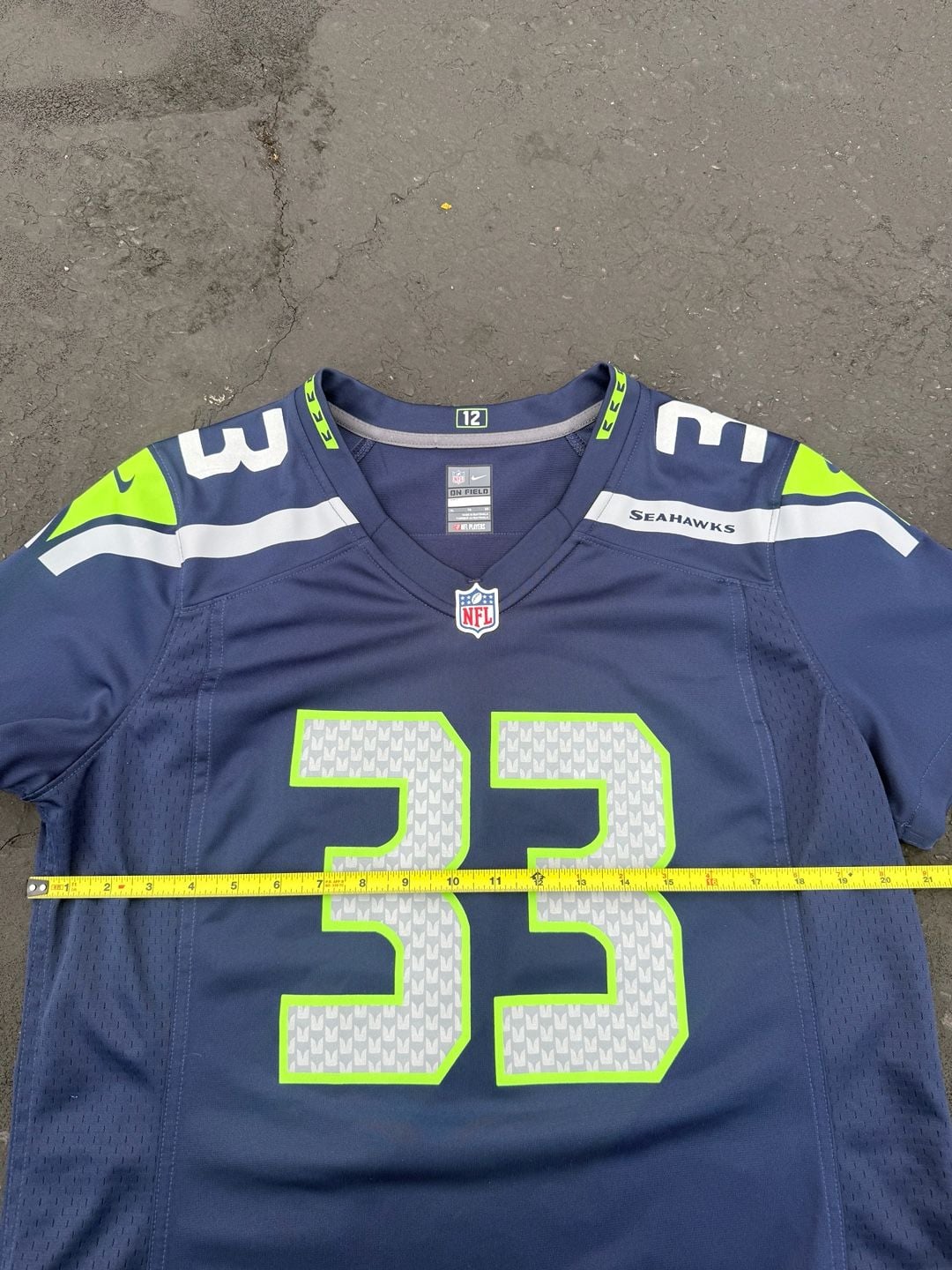 Nike Seattle Seahawks Jamal Adams 33 Jersey Size M Blue NFL 9