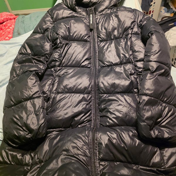 Juicy Couture Puffer Jacket Size L Black