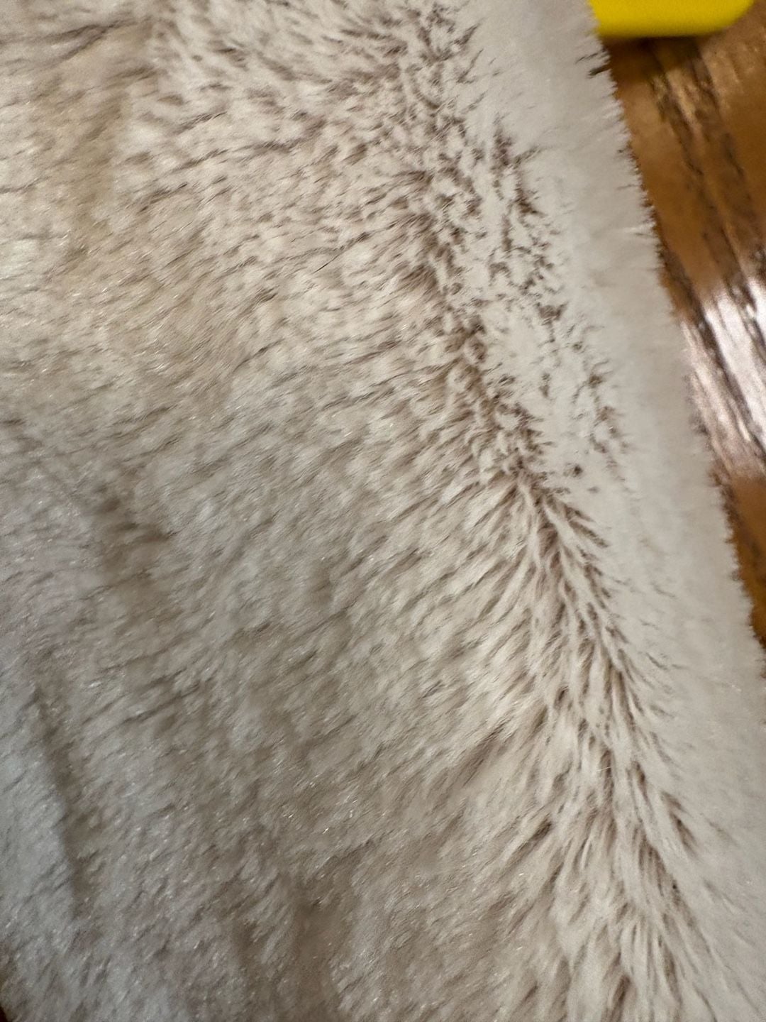 Faux Fur Infinity Scarf Cream Fluffy Winter Neck Warmer 3